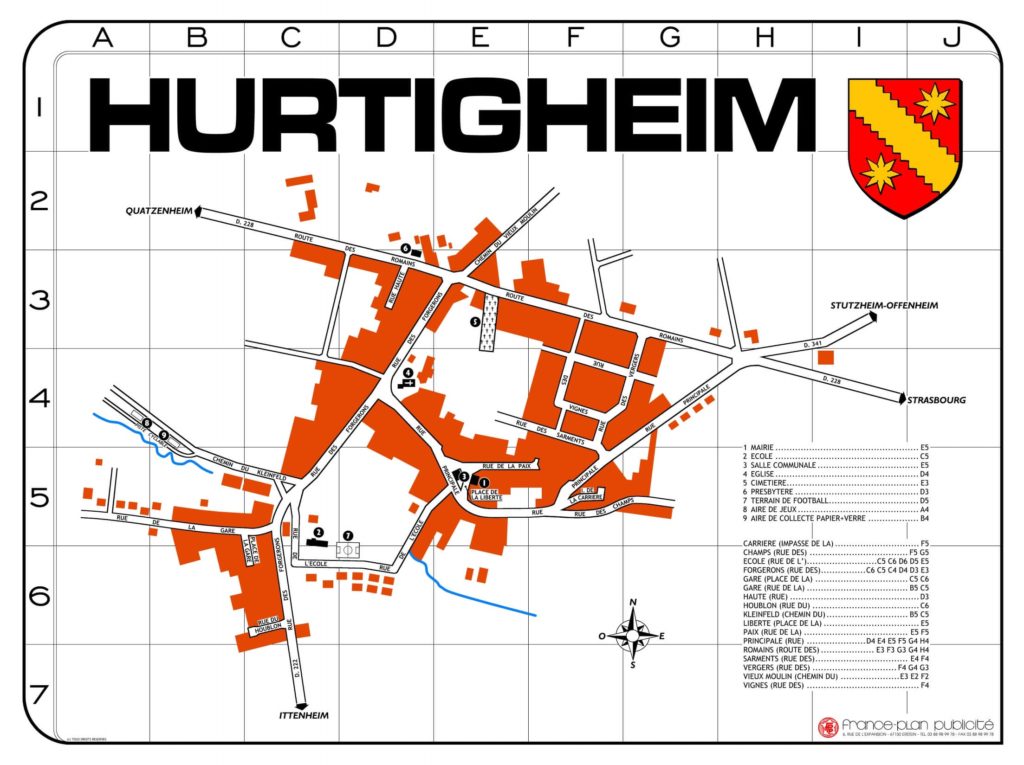 Plan du village